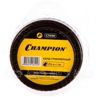 Корд триммерный Champion Magic 2.4мм, 15м (витой квадрат) в Липецке