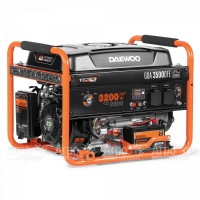 Бензин-газовый генератор Daewoo GDA 3500 DFE 2.8 кВт в Липецке