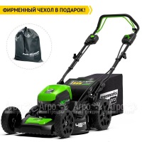 Газонокосилка аккумуляторная GreenWorks GD80LM46SPK4 в Липецке