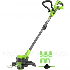 Аккумуляторный триммер GreenWorks G24LT301 2 Ач в Липецке