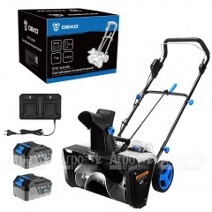 Снегоуборщик аккумуляторный DEKO ST41 2х4 Ач в Липецке