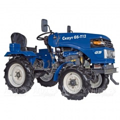 Многофункциональный минитрактор Garden Scout (Скаут) T-12DIF + фреза + двухкорпусный плуг в Липецке