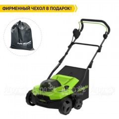 Аккумуляторный вертикуттер GreenWorks GD40SC38II (без аккумулятора и зарядного устройства) в Липецке
