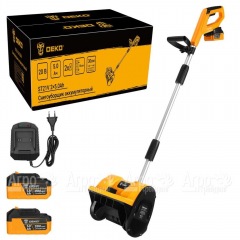 Снегоуборщик аккумуляторный DEKO ST21V 2х5 Ач в Липецке