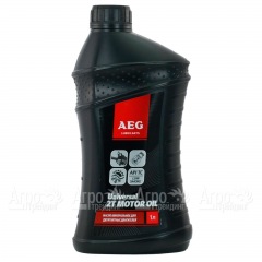 Масло минеральное Universal AEG 2T Motor Oil API TC 1 л для 2-х тактных двигателей в Липецке