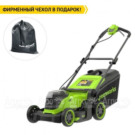 Газонокосилка аккумуляторная GreenWorks GD24X2LM411 (без аккумулятора и зарядного устройства) в Липецке