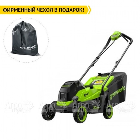 Газонокосилка аккумуляторная GreenWorks GD24LM331 4 Ач в Липецке