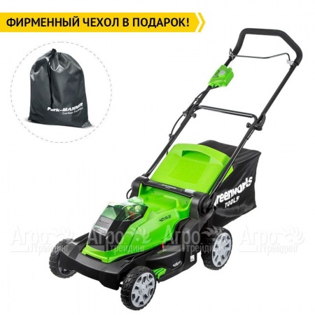 Газонокосилка аккумуляторная GreenWorks G40LM41K4  в Липецке