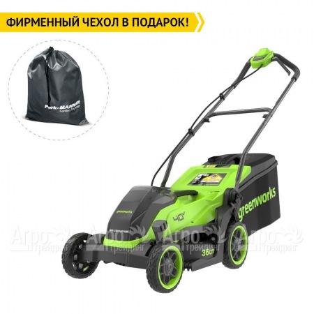 Газонокосилка аккумуляторная GreenWorks GD40LM361 4 Ач в Липецке