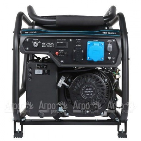 Бензогенератор Hyundai HHY7050FE 5 кВт в Липецке