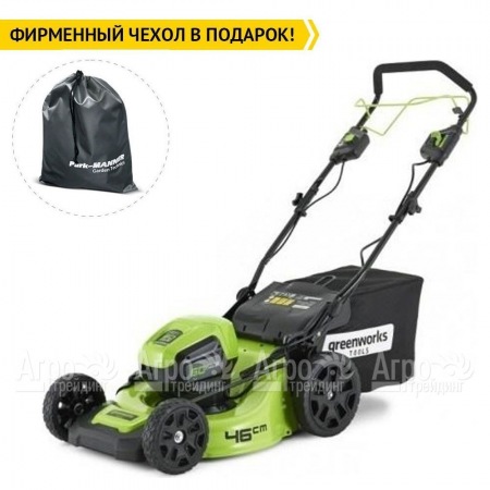 Газонокосилка аккумуляторная GreenWorks GD60LM46SPK4  в Липецке